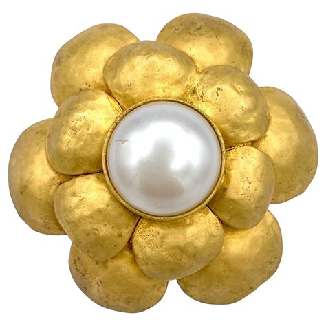 chanel camelia brooch collection|chanel vintage brooch.